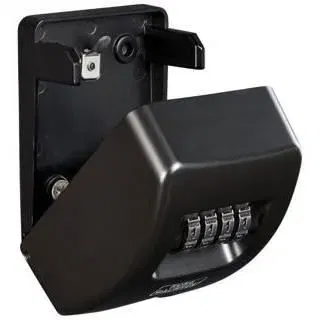 Burg-Wächter Coffre-Fort à Clés KEY SAFE 10 SB - Coffret en zinc moulé haute sécurité - Noir - Système à combinaison 4 chiffres