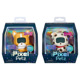 MGA Mascotte interactive Pixel Petz surtie - Peluche électronique parlante qui réagit à la voix et au toucher, 100+ réactions pour enfant dès 4 ans