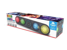 iDance Projecteur Disco avec Balle Tournante - Noir - 9x10.5x41 cm - Fonctionne sur Pile Li-ion 3.7V Incluse