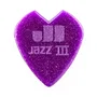 Dunlop Púas Kirk Hammett Jazz III Purple Sparkle 1,38 mm (pack de 6)