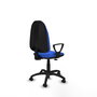 PIQUERAS Y CRESPO Chaise de bureau Algarra, tissu bleu