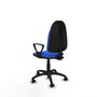 PIQUERAS Y CRESPO Chaise de bureau Algarra, tissu bleu