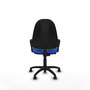 PIQUERAS Y CRESPO Chaise de bureau Algarra, tissu bleu