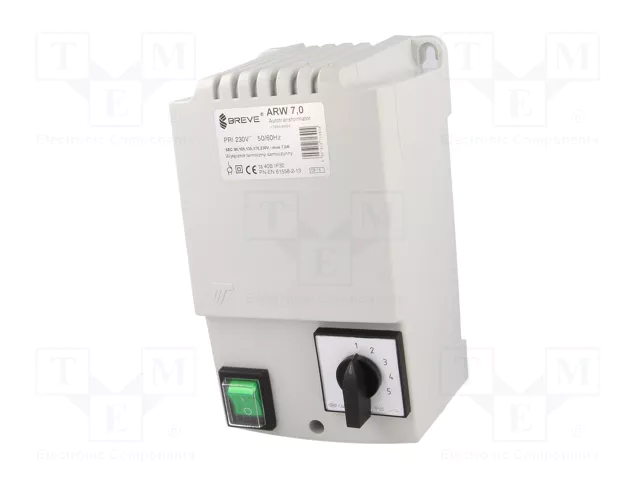 BREVE TUFVASSONS ARW-7.0 Régulateur de vitesse 230V AC BREVE TUFVASSONS ARW-7.0 Régulateur de vitesse 230V AC