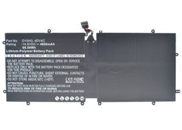 CoreParts Batterie pour Dell, 68,08 Wh, 14,8 V, 4600 mAh, Noir