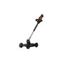 Black + Decker CM100 Socle de Tonte 4 Roues pour Pelouses 28-30cm Noir