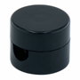 F-Line Attache de câbles ronde en plastique noir, 5 unités