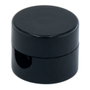 F-Line Sujetacables Ronds en Plastique Noir 5 pièces Ø19 x 18 mm