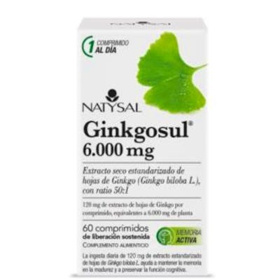 Natysal Ginkgosul 60 comprimés Natysal Ginkgosul 60 comprimés