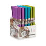 Kinvara Set de 6 Salvamantels 45x30 cm Rayas Multicolores PVC et Polyester (Set de 72)