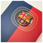 Mocilab - Cahier FC Barcelona A5 avec escudo en 3D officiel - Carnet à pages blanches 120 pages - Cuaderno A5 F.C. Barcelona