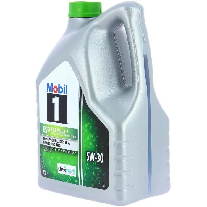 Mobil 1 Huile moteur synthétique 5W-30 ESP Formula-P Haute performance anti-pollution, bidon 5L Mobil 1 Huile moteur synthétique 5W-30 ESP Formula-P Haute performance anti-pollution, bidon 5L
