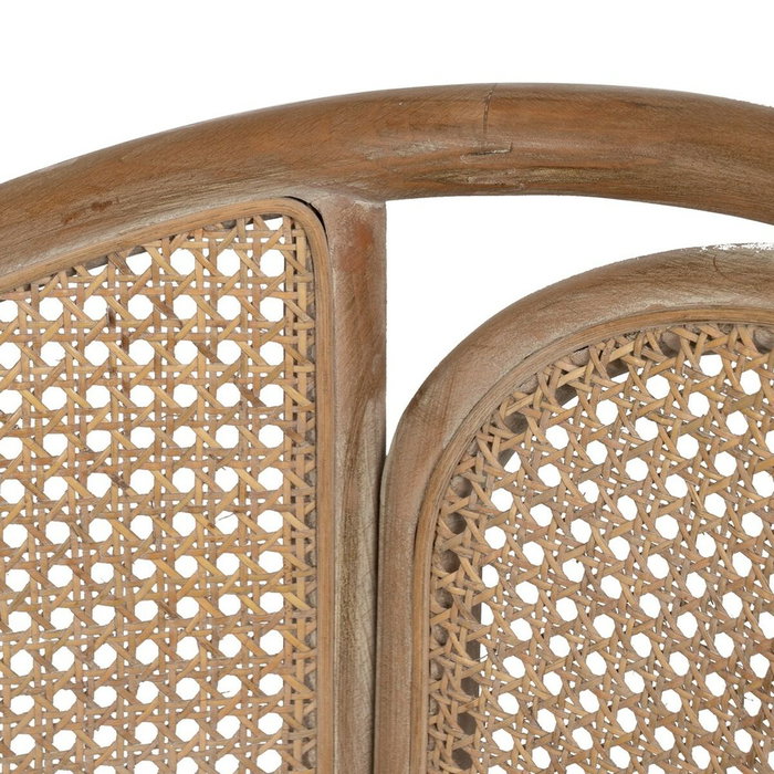 BigBuy Home Chaise de Salle à Manger Beige Naturel en Bois d'hévéa