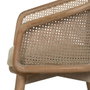 BigBuy Home Chaise de Salle à Manger Beige Naturel en Bois d'hévéa