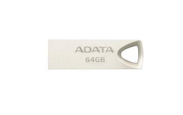ADATA UV210 Clé USB 64GB Métal, Interface USB 2.0, Sans Cap, Monture pour Dragonne, Design Robuste en Alliage de Zinc