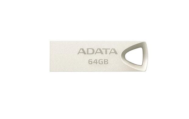 ADATA UV210 Clé USB 64GB Métal, Interface USB 2.0, Sans Cap, Monture pour Dragonne, Design Robuste en Alliage de Zinc ADATA UV210 Clé USB 64GB Métal, Interface USB 2.0, Sans Cap, Monture pour Dragonne, Design Robuste en Alliage de Zinc
