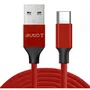 Auto-T Câble USB 2.0 vers USB-C Tressé 1 m - 540347 - Pour Chargement Rapide et Transfert de Données