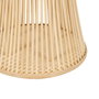 Lanterne Naturel Bambou Verre 20 x 20 x 50 cm