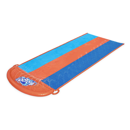 Bestway Piscine à glissade et toboggan triple 488 x 207,5 cm +3 ans Jardin 52329