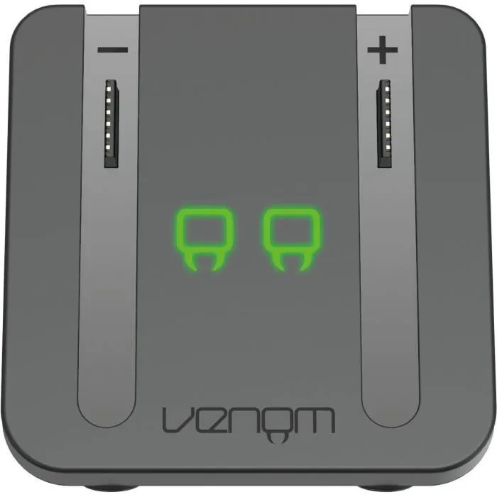 Venom Station de charge double pour Joy-Con Nintendo Switch 2 - Chargeur magnétique avec indicateur LED - Noir Venom Station de charge double pour Joy-Con Nintendo Switch 2 - Chargeur magnétique avec indicateur LED - Noir