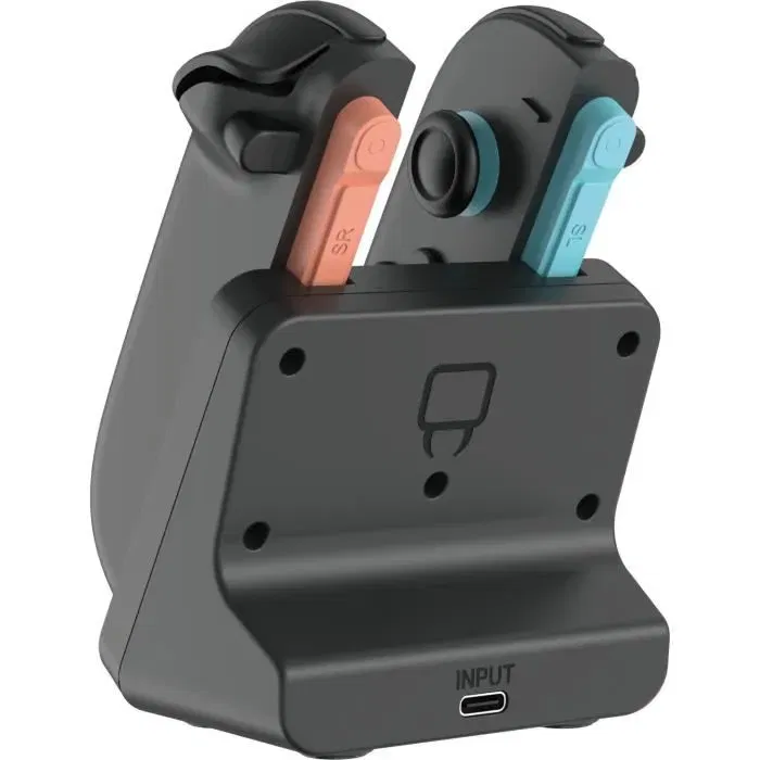 Venom Station de charge double pour Joy-Con Nintendo Switch 2 - Chargeur magnétique avec indicateur LED - Noir Venom Station de charge double pour Joy-Con Nintendo Switch 2 - Chargeur magnétique avec indicateur LED - Noir