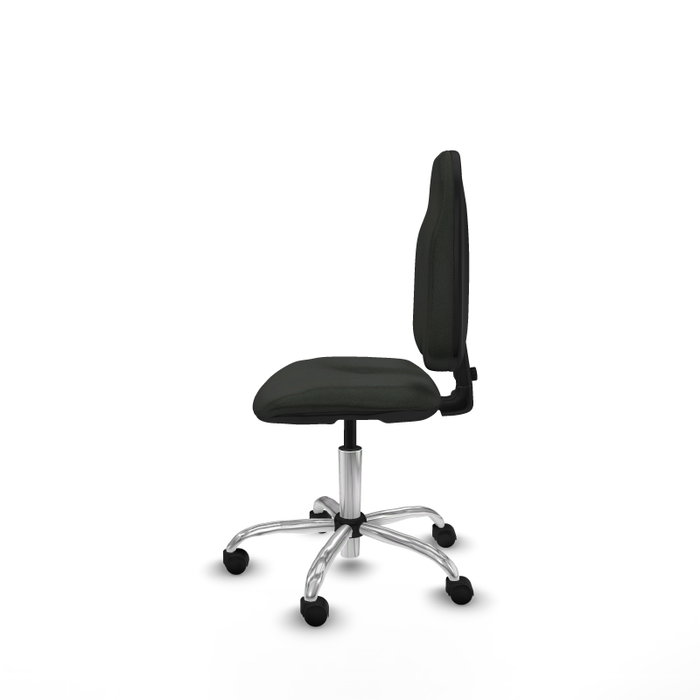 PIQUERAS Y CRESPO Chaise de bureau Algarra, tissu noir, sans accoudoirs PIQUERAS Y CRESPO Chaise de bureau Algarra, tissu noir, sans accoudoirs
