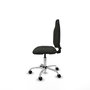 PIQUERAS Y CRESPO Chaise de bureau Algarra, tissu noir, sans accoudoirs