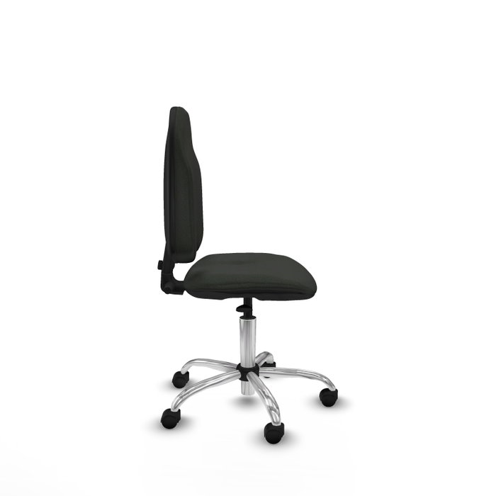 PIQUERAS Y CRESPO Chaise de bureau Algarra, tissu noir, sans accoudoirs PIQUERAS Y CRESPO Chaise de bureau Algarra, tissu noir, sans accoudoirs