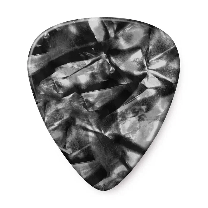 DUNLOP Pack de 72 médiators Genuine Celluloid Classic noir perlé - X Heavy