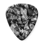 DUNLOP Pack de 72 médiators Genuine Celluloid Classic noir perlé - X Heavy
