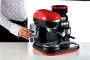 Ariete 1318/00 Cafetière espresso moderne avec moulin intégré rouge - 1080W - 0.8L - Portafiltre aluminium