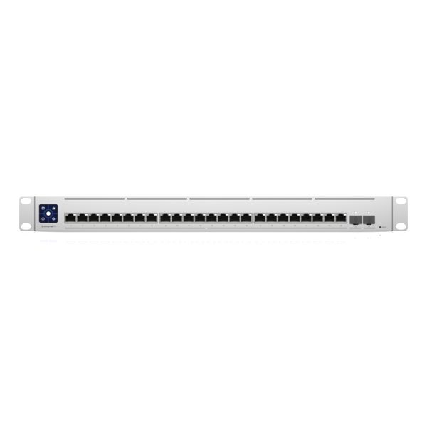 Ubiquiti Switch Enterprise XG 24 - Commutateur L3 managé 24 ports 10GbE RJ45 et 2 ports 25G SFP28, 580 Gbps, UniFi Network