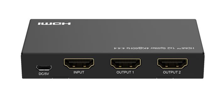 MicroConnect Splitter HDMI 1x2 4K@60Hz 4:4:4 MC-HDMISPLITTER0102-4K MicroConnect Splitter HDMI 1x2 4K@60Hz 4:4:4 MC-HDMISPLITTER0102-4K
