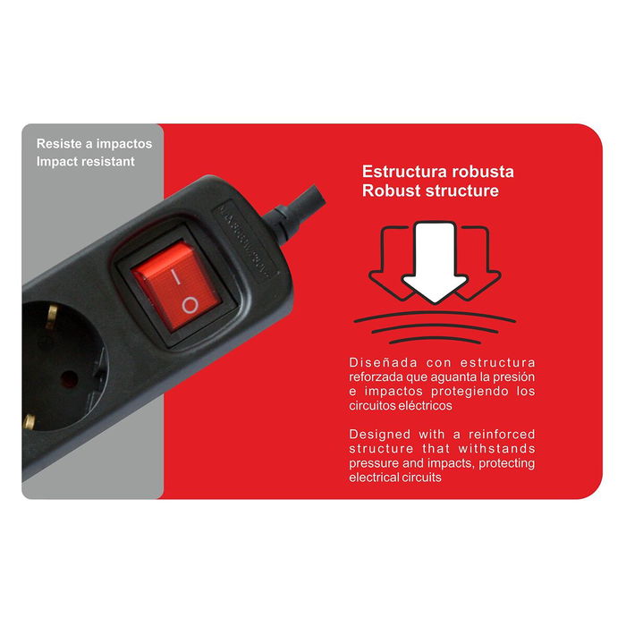 Réglette Silver Electronics 9645 Noir