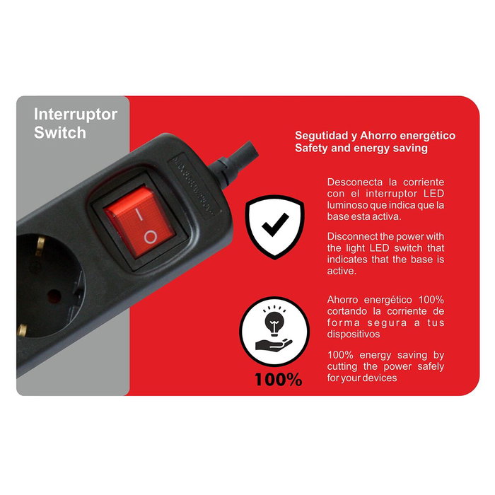 Réglette Silver Electronics 9645 Noir Réglette Silver Electronics 9645 Noir