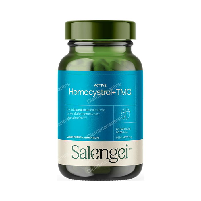 Salengei Active Homocystrol+TMG 60 capsules complément alimentaire homocystéine vitamines B Salengei Active Homocystrol+TMG 60 capsules complément alimentaire homocystéine vitamines B