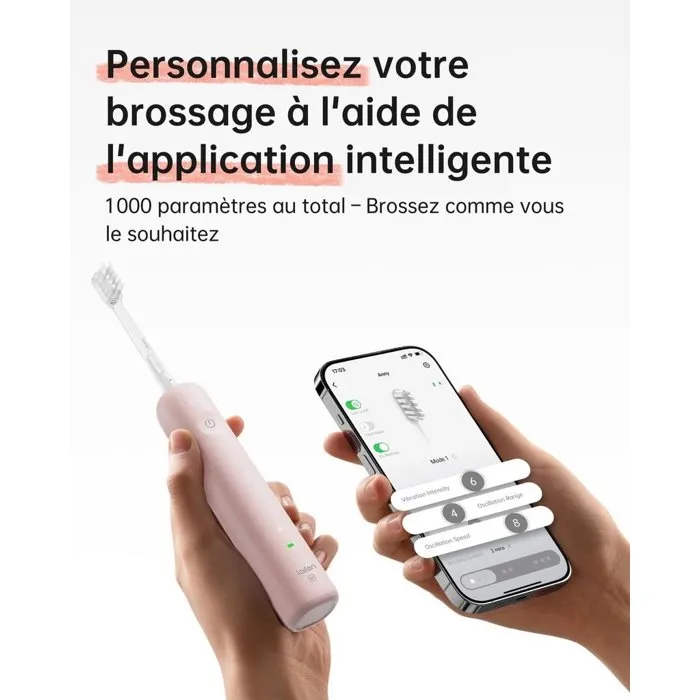 Laifen Wave Brosse à dents électrique - Rose