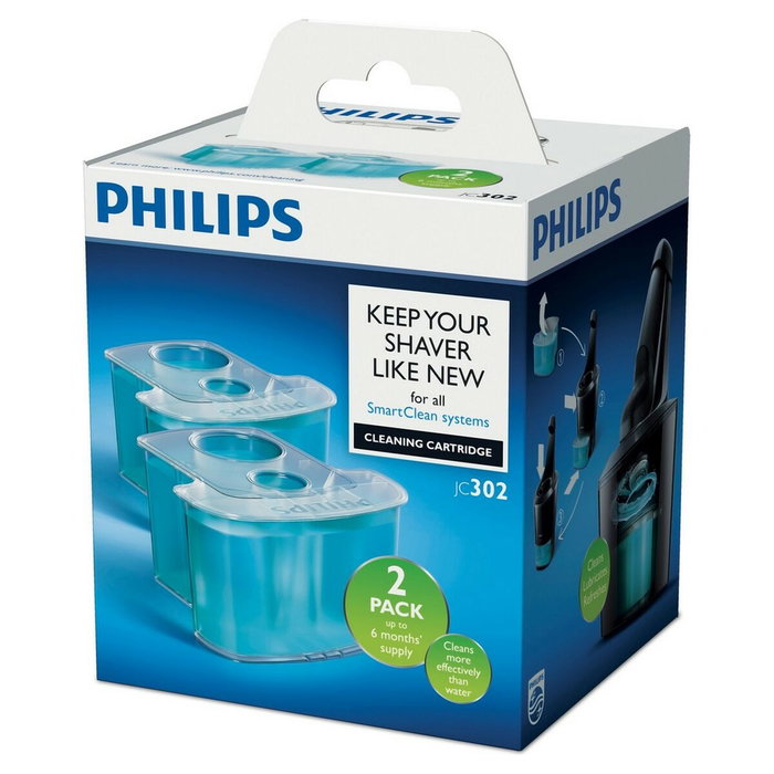 Philips Cartouche de nettoyage JC302/50, lot de 2 unités de 170 ml Philips Cartouche de nettoyage JC302/50, lot de 2 unités de 170 ml
