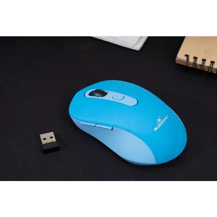 Bluestork Office 35 Souris sans-fil Bluetooth - Bleu