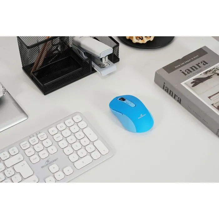 Bluestork Office 35 Souris sans-fil Bluetooth - Bleu