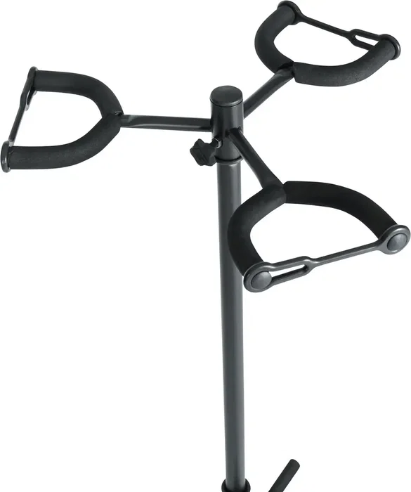 Frameworks Support triple pour guitare avec protection en caoutchouc