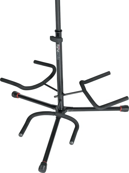 Frameworks Support triple pour guitare avec protection en caoutchouc
