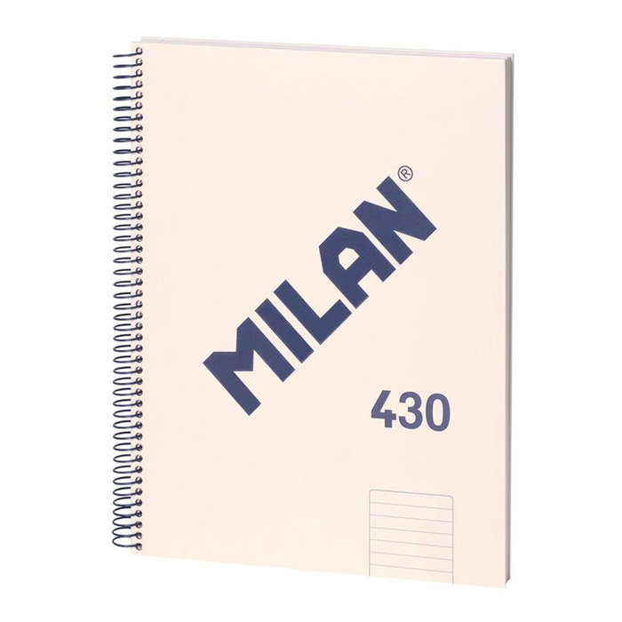Cahier à Spirale Milan 430 Beige A4 80 Volets (3 Unités) Cahier à Spirale Milan 430 Beige A4 80 Volets (3 Unités)
