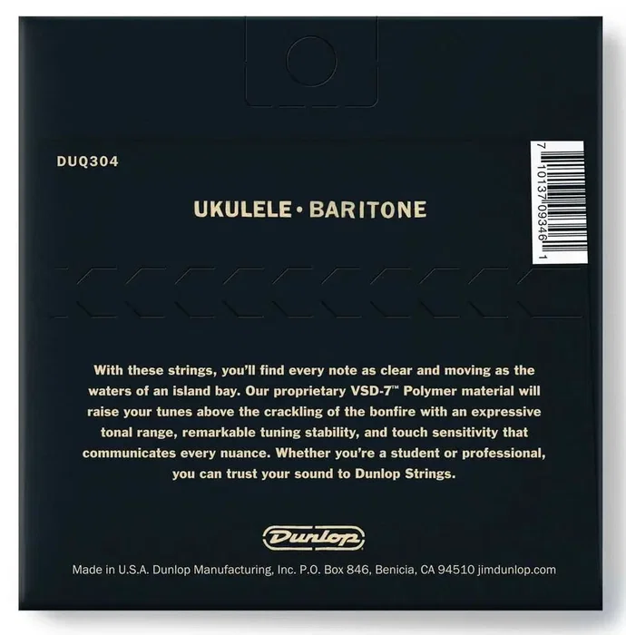 Dunlopst Jeu de cordes pour ukulélé bariton - Référence produit