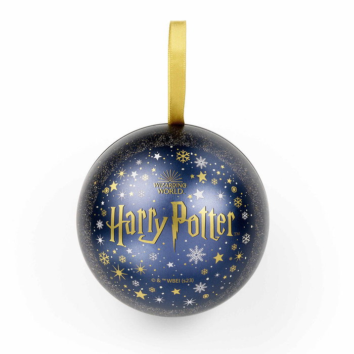 THE CARAT SHOP - Collier pendentif Lunettes de Luna Lovegood avec boule de Noël Harry Potter - 40 cm ajustable - Alliage de zinc THE CARAT SHOP - Collier pendentif Lunettes de Luna Lovegood avec boule de Noël Harry Potter - 40 cm ajustable - Alliage de zinc