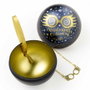 THE CARAT SHOP Collier Pendentif Lunettes Luna Lovegood et Boule de Noël Harry Potter