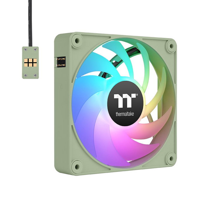 Thermaltake CT120 Ex Kit 3 Ventilateurs Magnétiques de Boîtier 120mm ARGB Noir