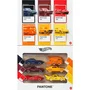 Hot Wheels Coffret de 6 véhicules - Collaboration Pantone JNK94