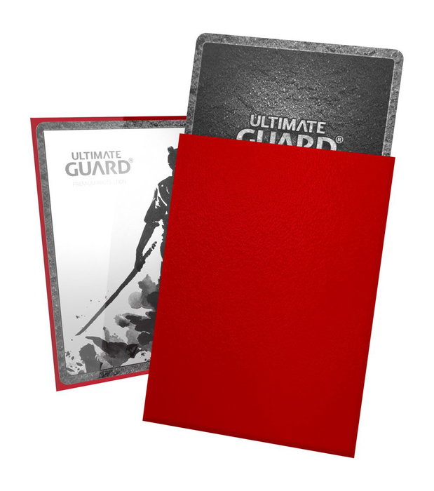 Ultimate Guard Katana Sleeves Standard Size - Rouge (100)