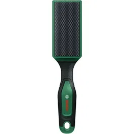 Bosch Brosse à limes, poils en acier, pour nettoyage des limes métal et râpes bois, poignée ergonomique Softgrip avec trou de suspension